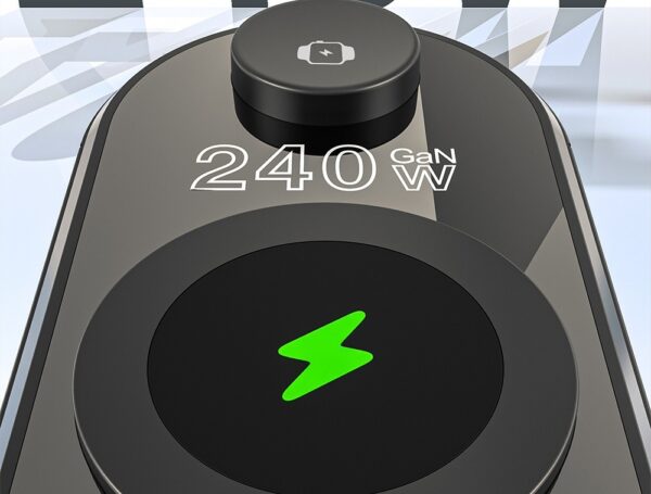 Newest Charger station 240W All-In-One Digital Clock Wireless Charger Cross-Border Private Model Multi-Function Alarm and Wireless Charging Features - 图片 9