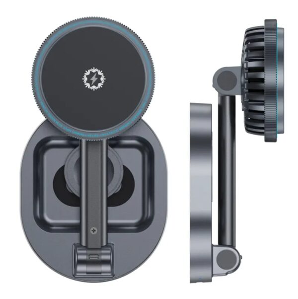 Newest Creative Charger Cooling Fan 3 in 1 Magnetic Wireless Charger Stand for iPhone 15 14 13 12 Pro Max Mini Fast Charging Station Dock - 图片 7